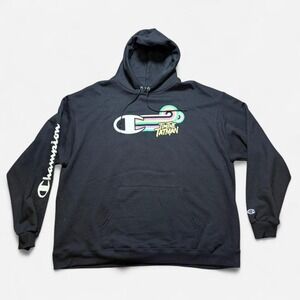 Champion x TimTheTatMan Black Graphic Hoodie Size 3XL